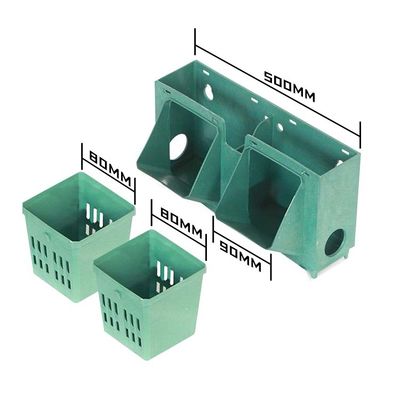 HDPE PP искусственный гидропонный висячий цветочный горшок для озеленения современный пластик