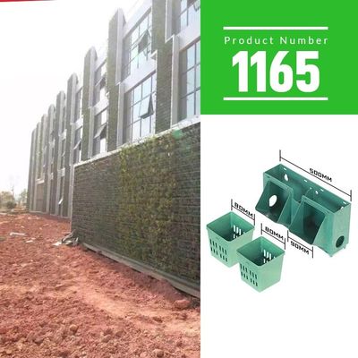 HDPE PP искусственный гидропонный висячий цветочный горшок для озеленения современный пластик