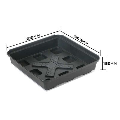 Квадратная форма Hdpe растение поднос крыша Терраса садовый горшок плантатор для наружных расширителей наборов