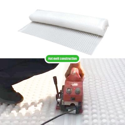 Модульная система зеленой крыши Hdpe с дренажной сеткой с глубинной мембраной