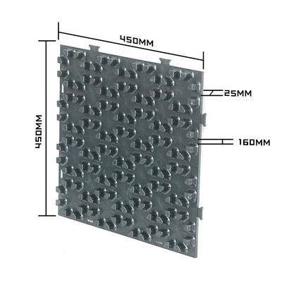 450*450*25 мм Пластиковая многослойная система подогрева тепловой воды для складов