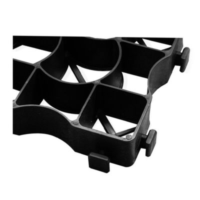333x333x50мм Пластиковая газона газоночная решетка HDPE Лошадиный подъездная решетка