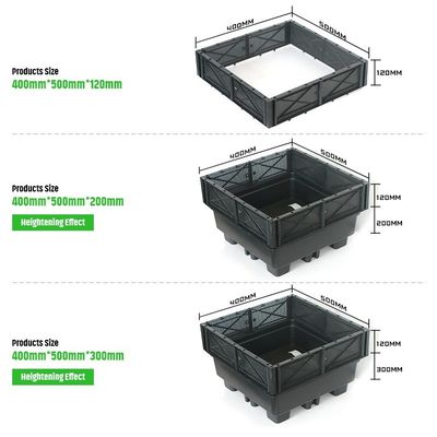 Экологически чистый Sedum Green Roof Modular Tray System для посадки цветов и овощей