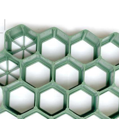Зелёные проницаемые сетки дорожного покрытия из HDPE для легкой установки на дорожке подъезда