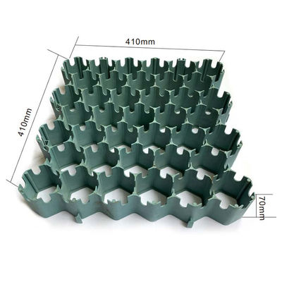 Зелёные проницаемые сетки дорожного покрытия из HDPE для легкой установки на дорожке подъезда