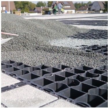 330*330*50MM HDPE Пористые газонокосилки Пластиковые газонокосилки для парковочных площадок на подъезде