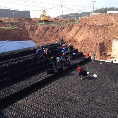 Современный черный водосборник с дождевой водой из HDPE для подземного хранения воды