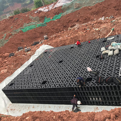 Экологически чистый материал HDPE Система сбора дождевой воды для проникновения ливневой воды