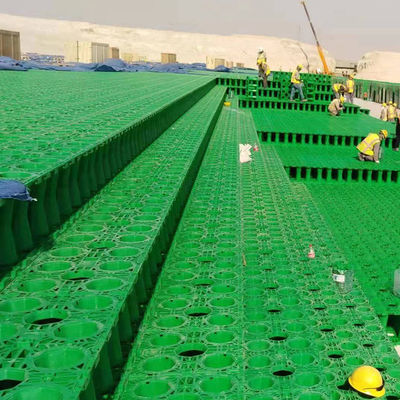 Высокая несущая способность Материал HDPE Системы сбора дождевой воды Танки для школы