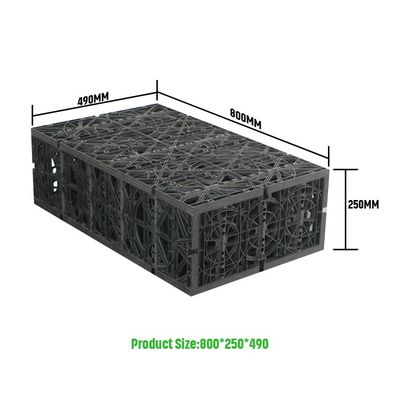 Экологически чистый модуль дождевой воды HDPE с технической поддержкой видео